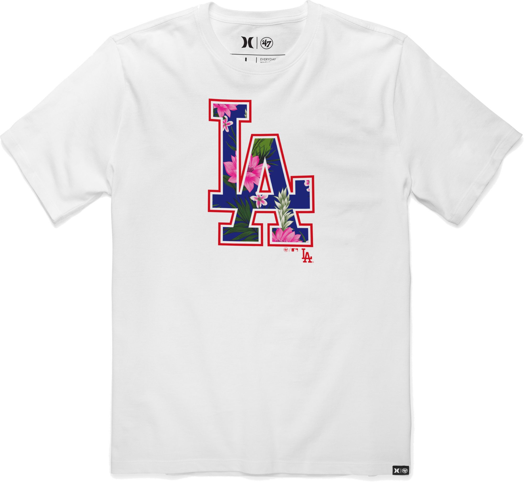 Men's Hurley x '47 White Chicago Cubs Everyday T-Shirt