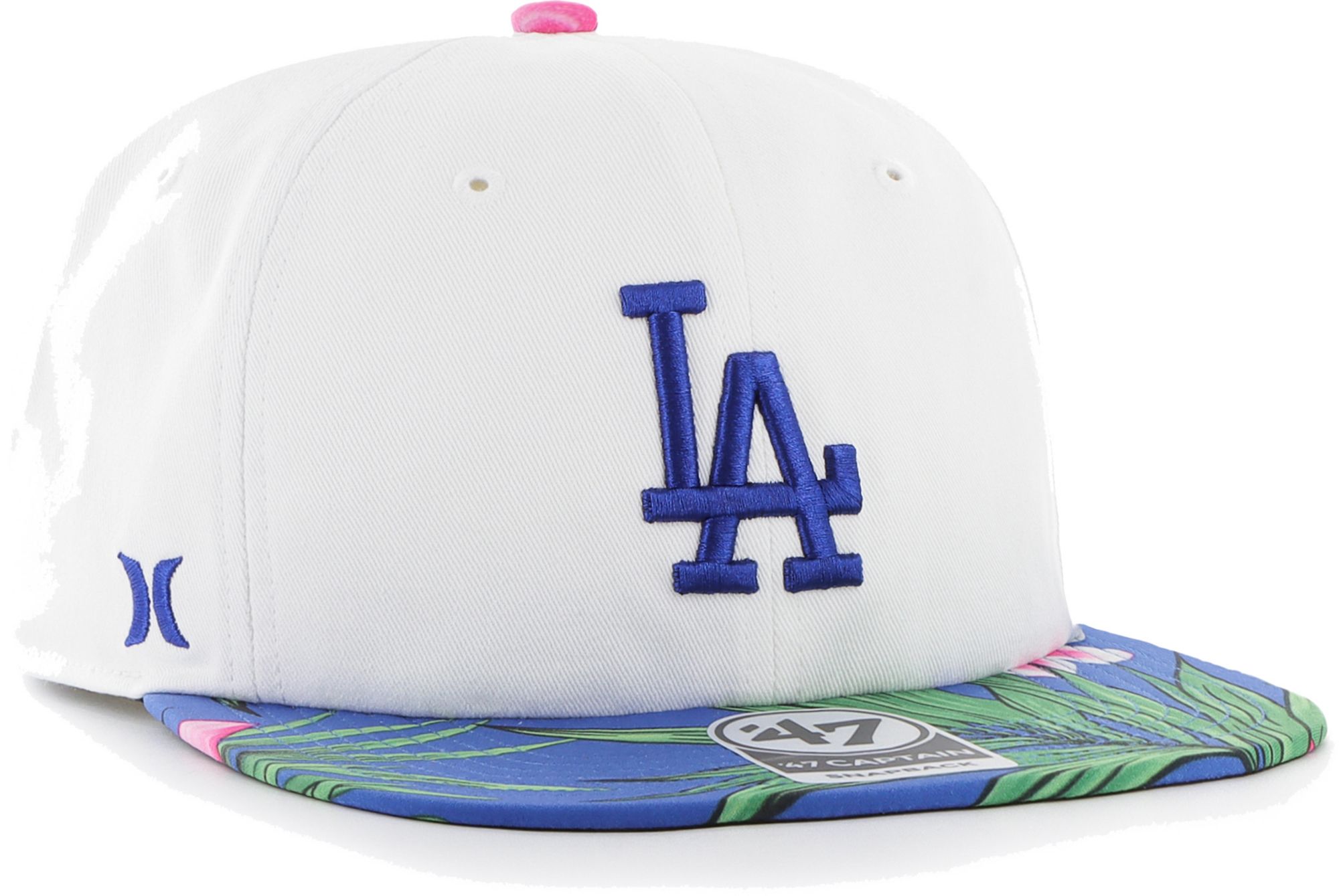 Women's New Era Royal Los Angeles Dodgers Tie-Dye Cropped Long