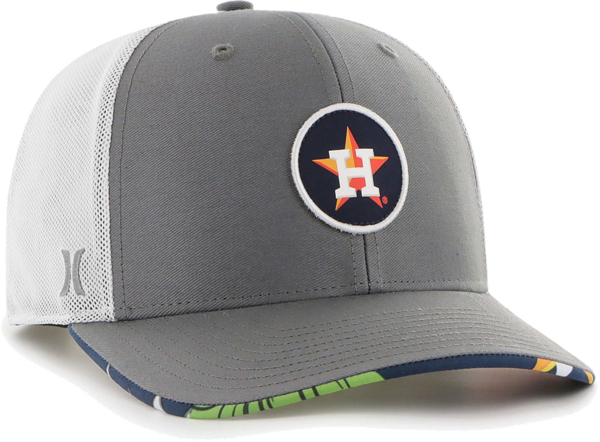 47 Brand Houston Astros Clean up Dad Hat Cap Black/White