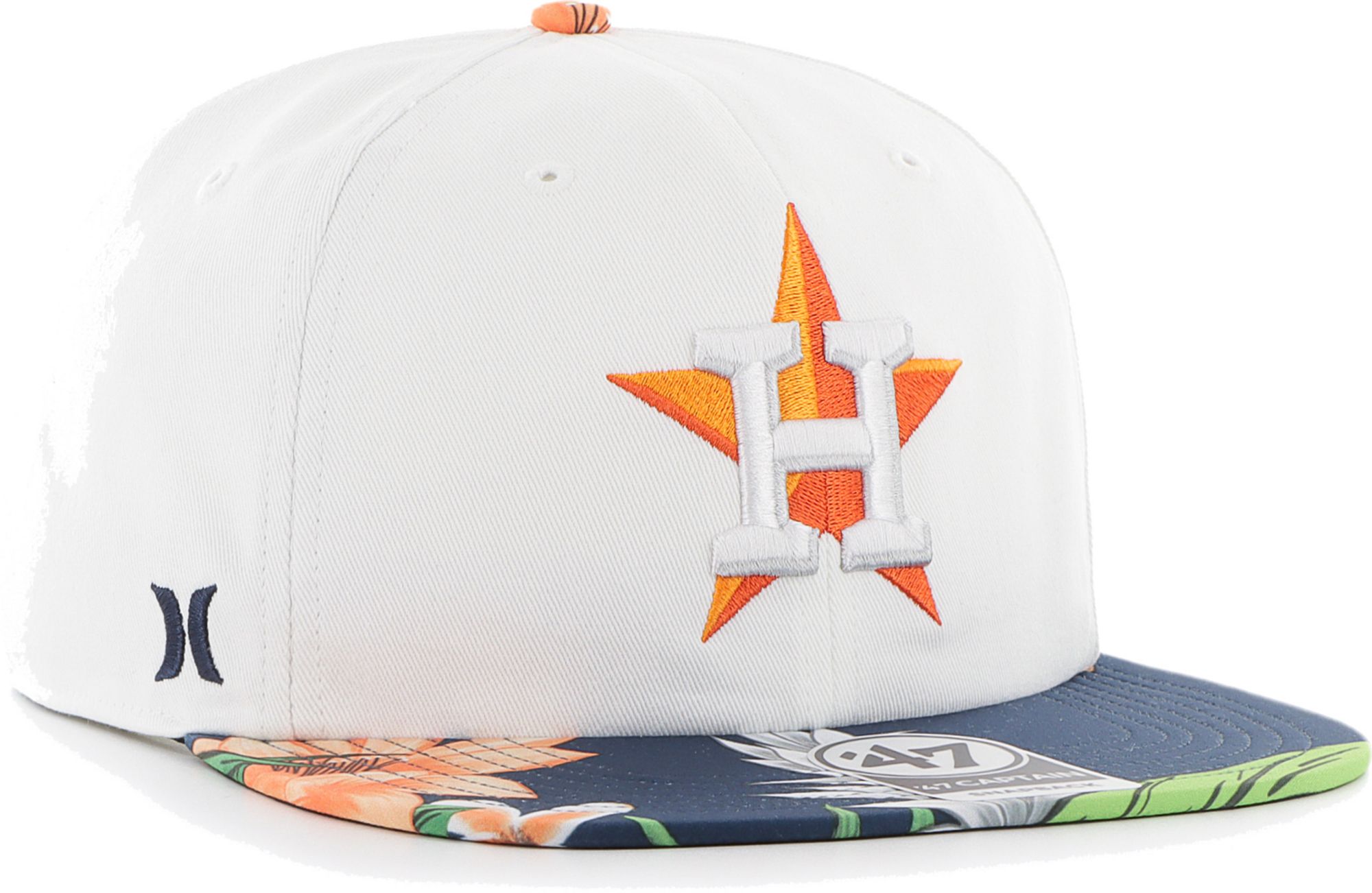 47 Brand / Hurley x Men's Houston Astros White Captain Snapback