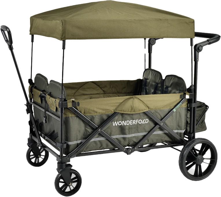 Wonderfold Outdoor X4 Push &amp; Pull Quad Stroller Wagon