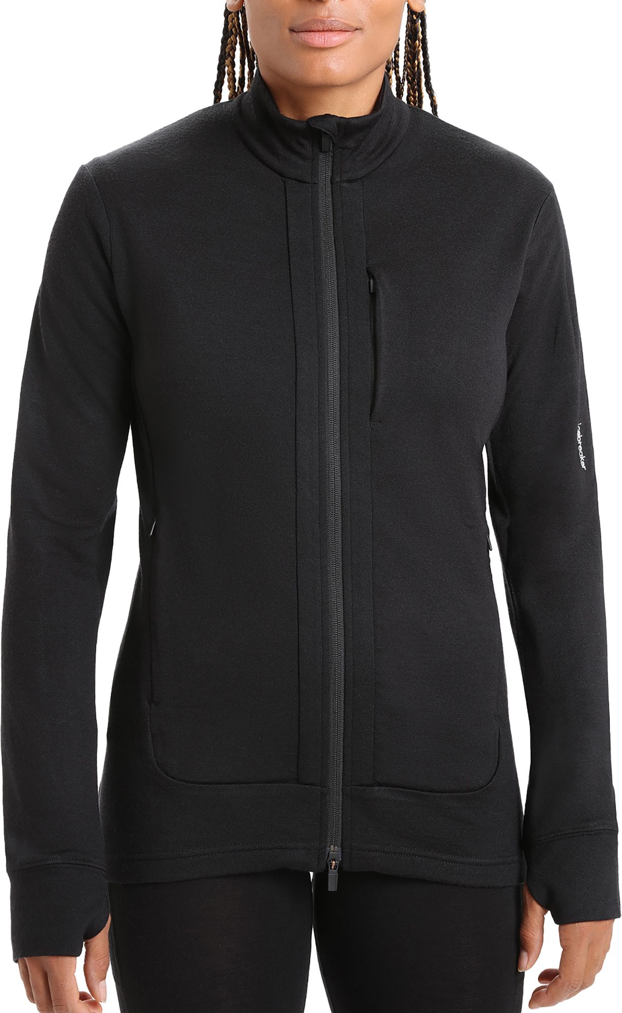 icebreaker Women Quantum III Long Sleeve Full Zip Shirt, Women