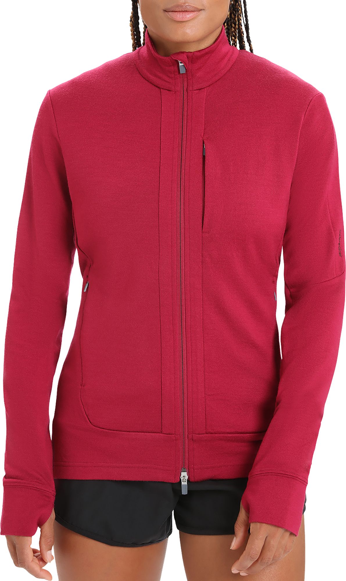 icebreaker Women Quantum III Long Sleeve Full Zip Shirt, Women