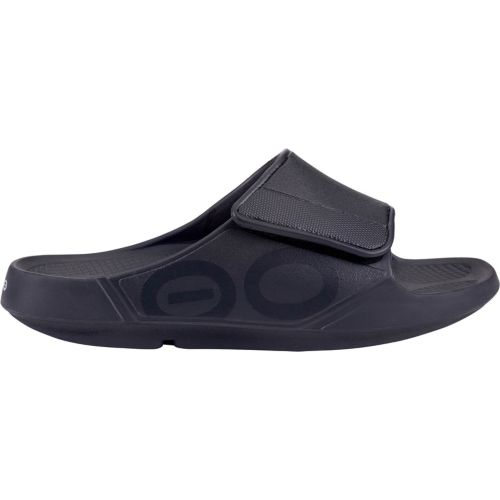 OOFOS★OOAHH★ Men's OOahh Black Slide Sandal – OOFOS