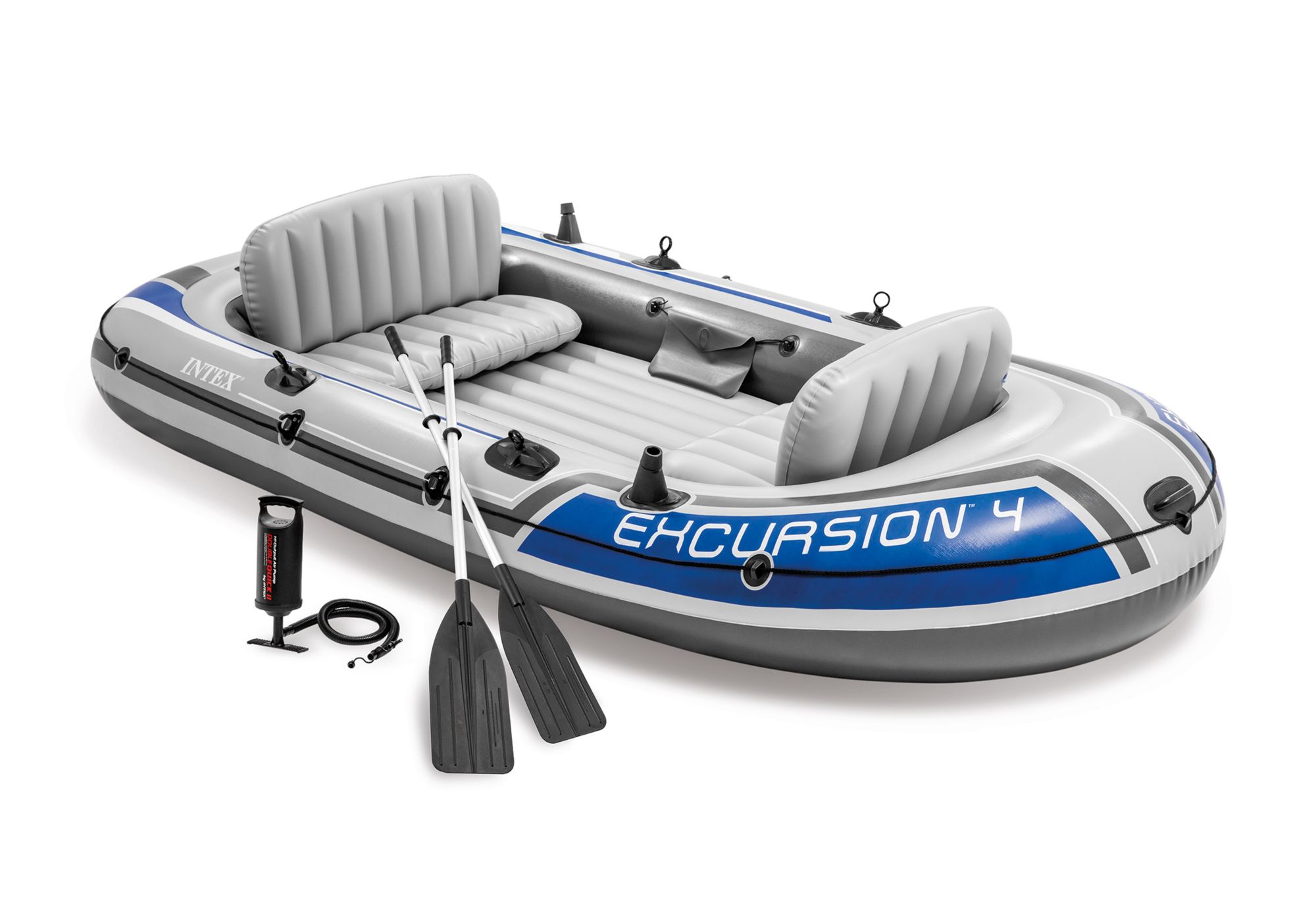 INTEX Excursion 4 Inflatable Boat Set