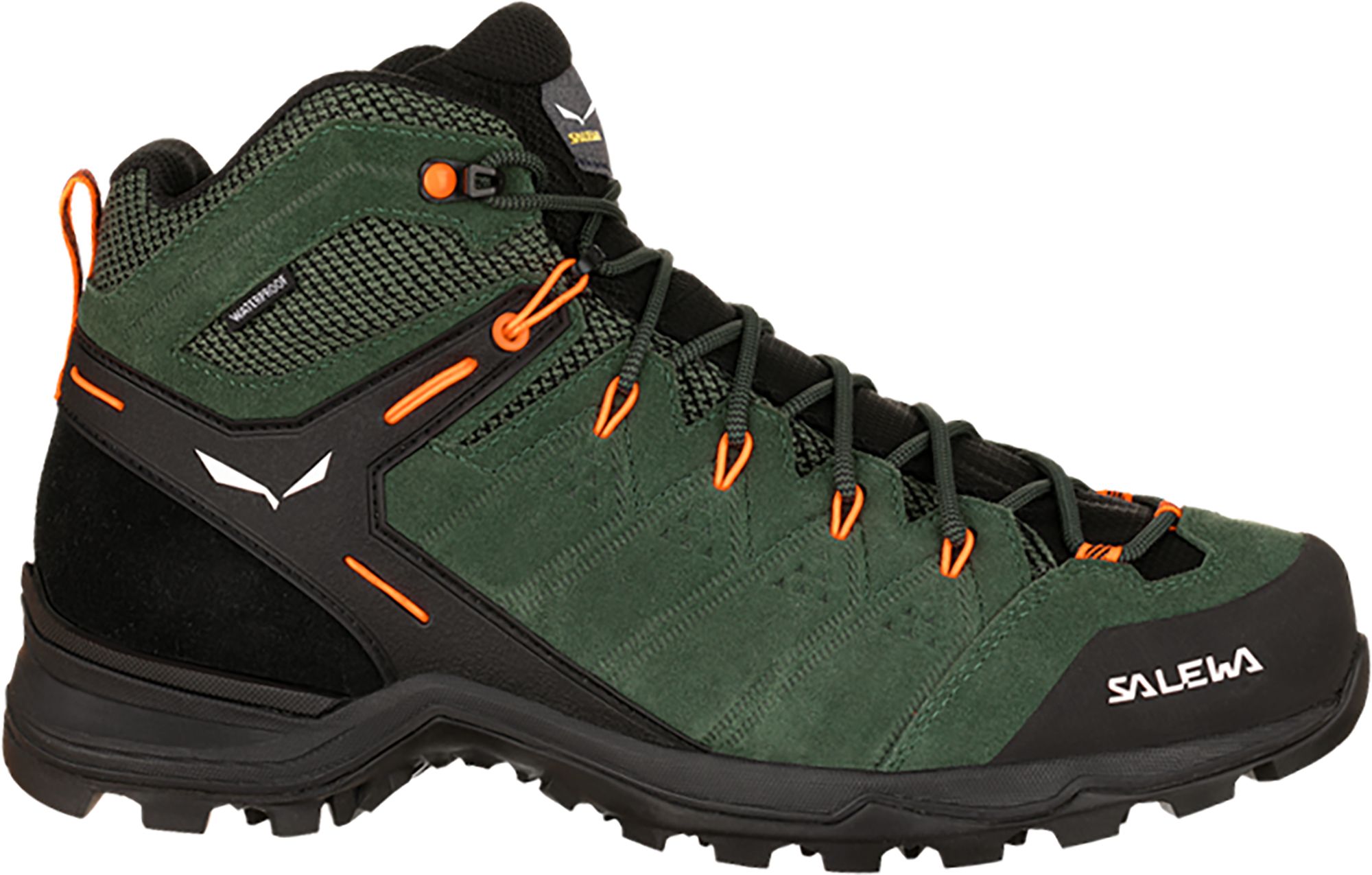 Photos - Trekking Shoes Salewa Men's Alp Mate Mid Waterproof Hiking Boots, Size 11, Thyme/Black 22 