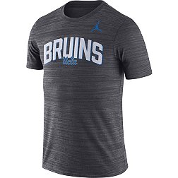 Youth Jordan Brand Black UCLA Bruins 2021 Sideline Velocity Performance Long Sleeve Hoodie T-Shirt