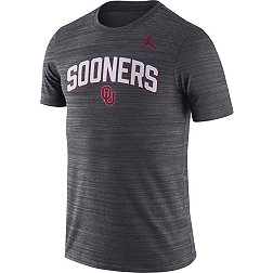 Jordan Men's Oklahoma Sooners Black Dri-FIT Velocity Football T-Shirt