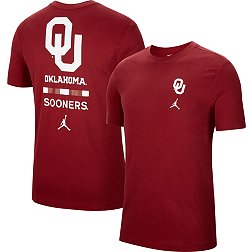 Jordan Men's Oklahoma Sooners Crimson Dri-FIT Cotton DNA T-Shirt