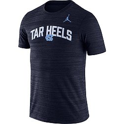 Jordan Men's North Carolina Tar Heels Carolina Blue Dri-FIT Velocity Football T-Shirt