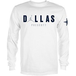 Jordan x Dak Men's Dallas Cowboys White Long Sleeve T-Shirt