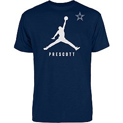 Jordan x Dak Men's Dallas Cowboys Lockup Navy T-Shirt