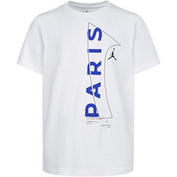 Jordan Youth Paris Saint-Germain '22 Wordmark White T-Shirt