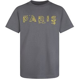 Jordan Youth Paris Saint-Germain '22 Fourth Grey T-Shirt
