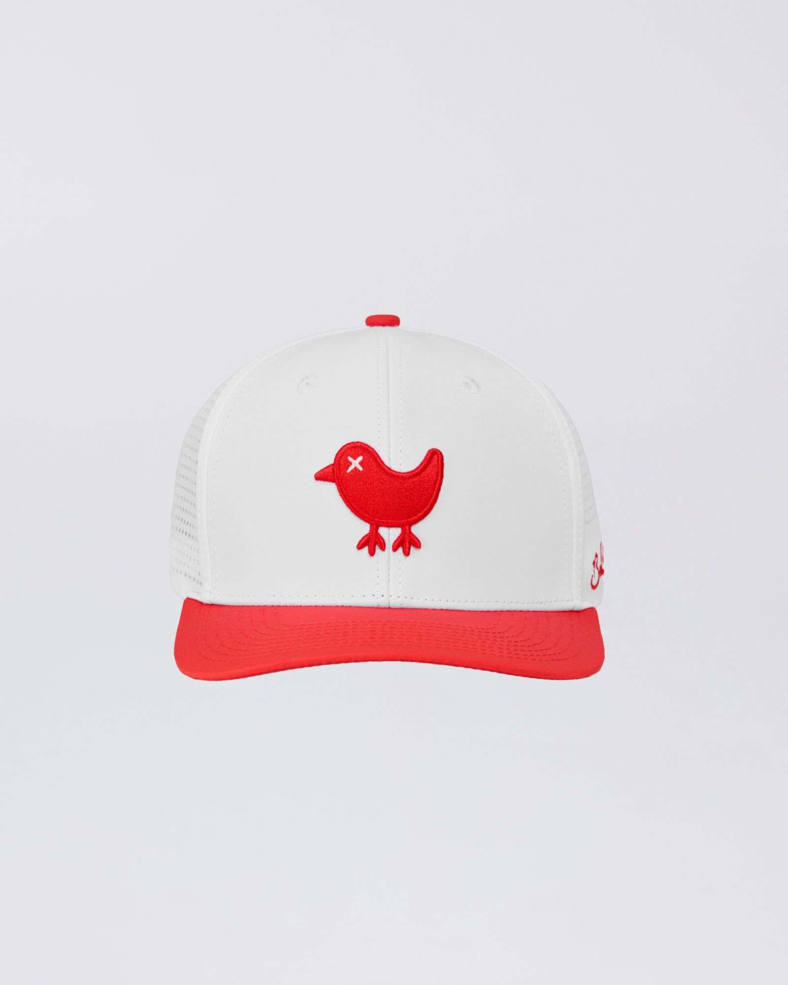 Brilliant White/Flame Scarlet