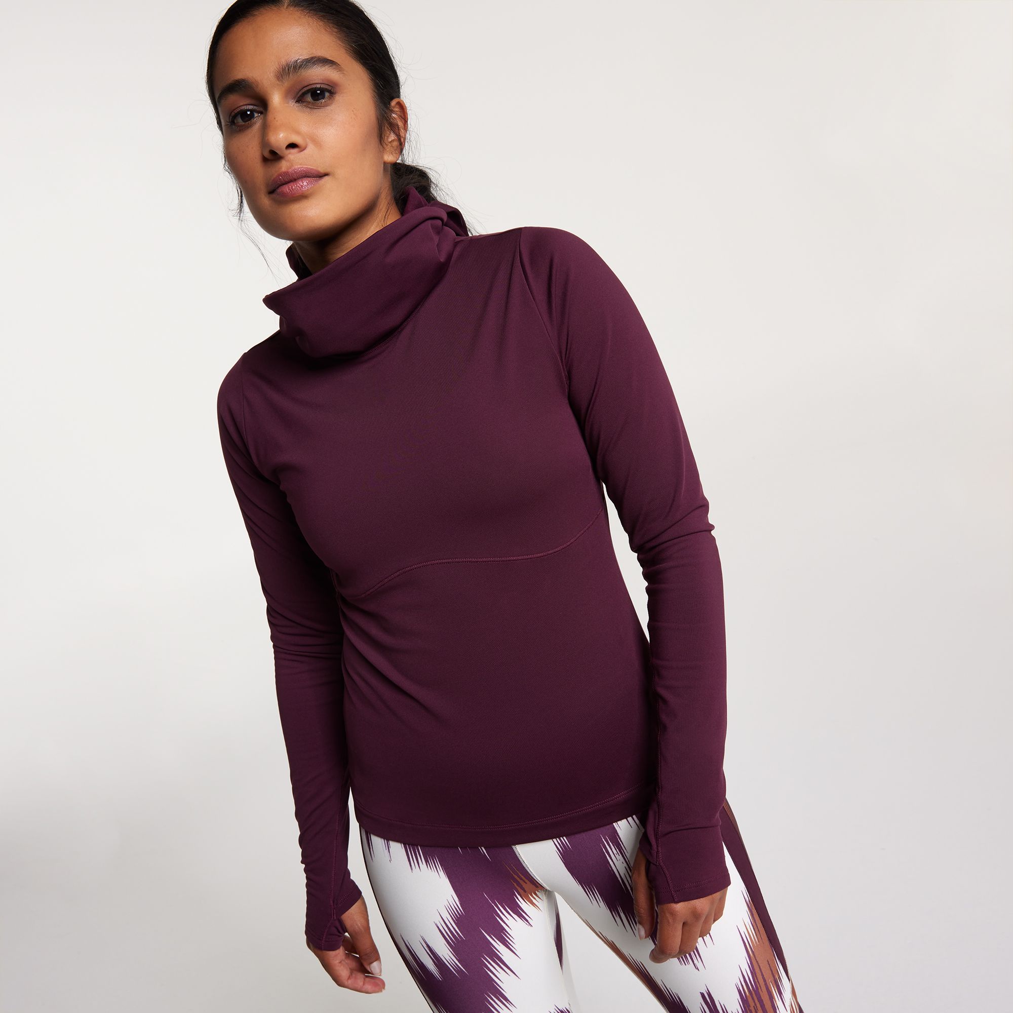 CALIA Women's Cold Dash Cold Weather Balaclava Running Shirt