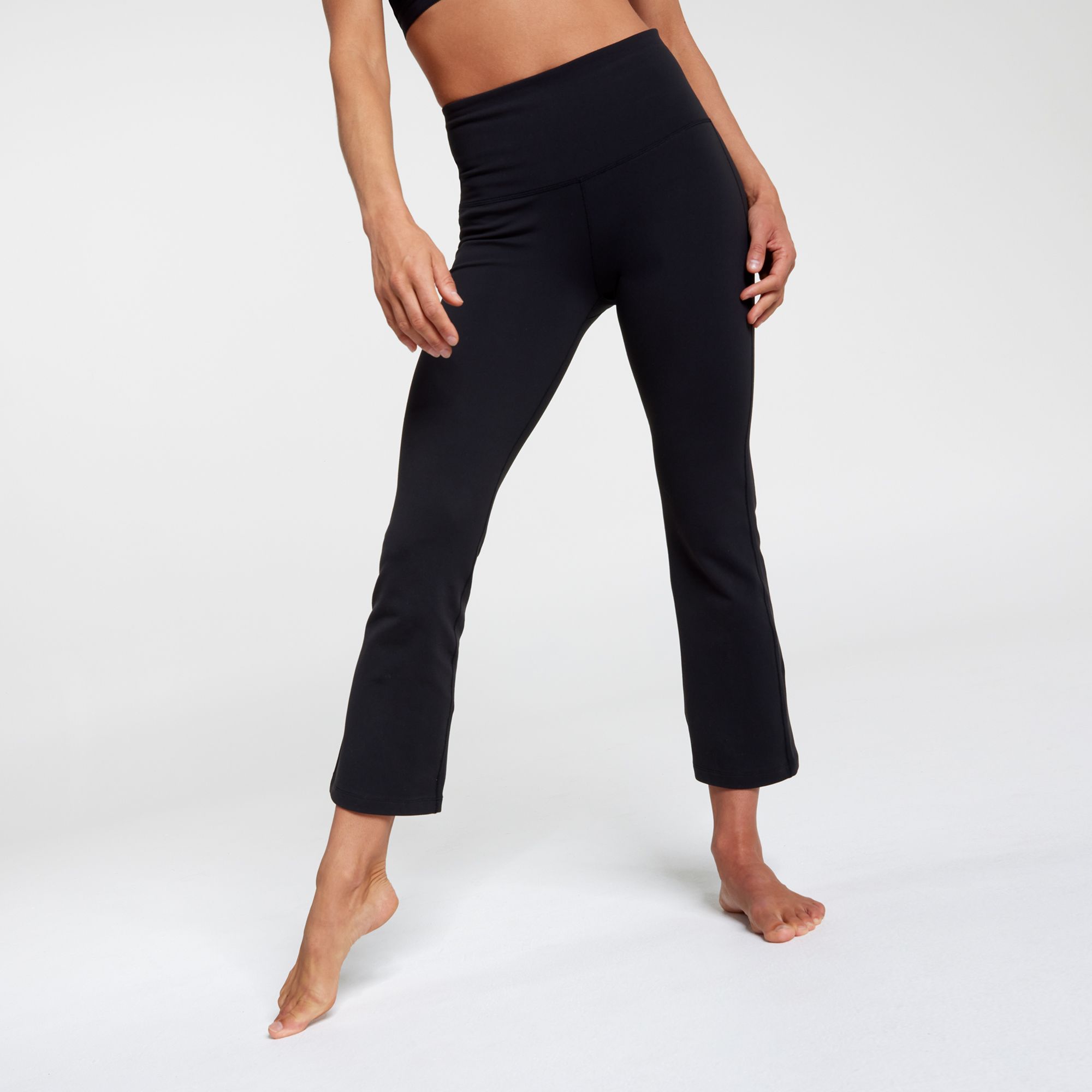 CALIA Women's Essential High Rise Cropped Flare Pant