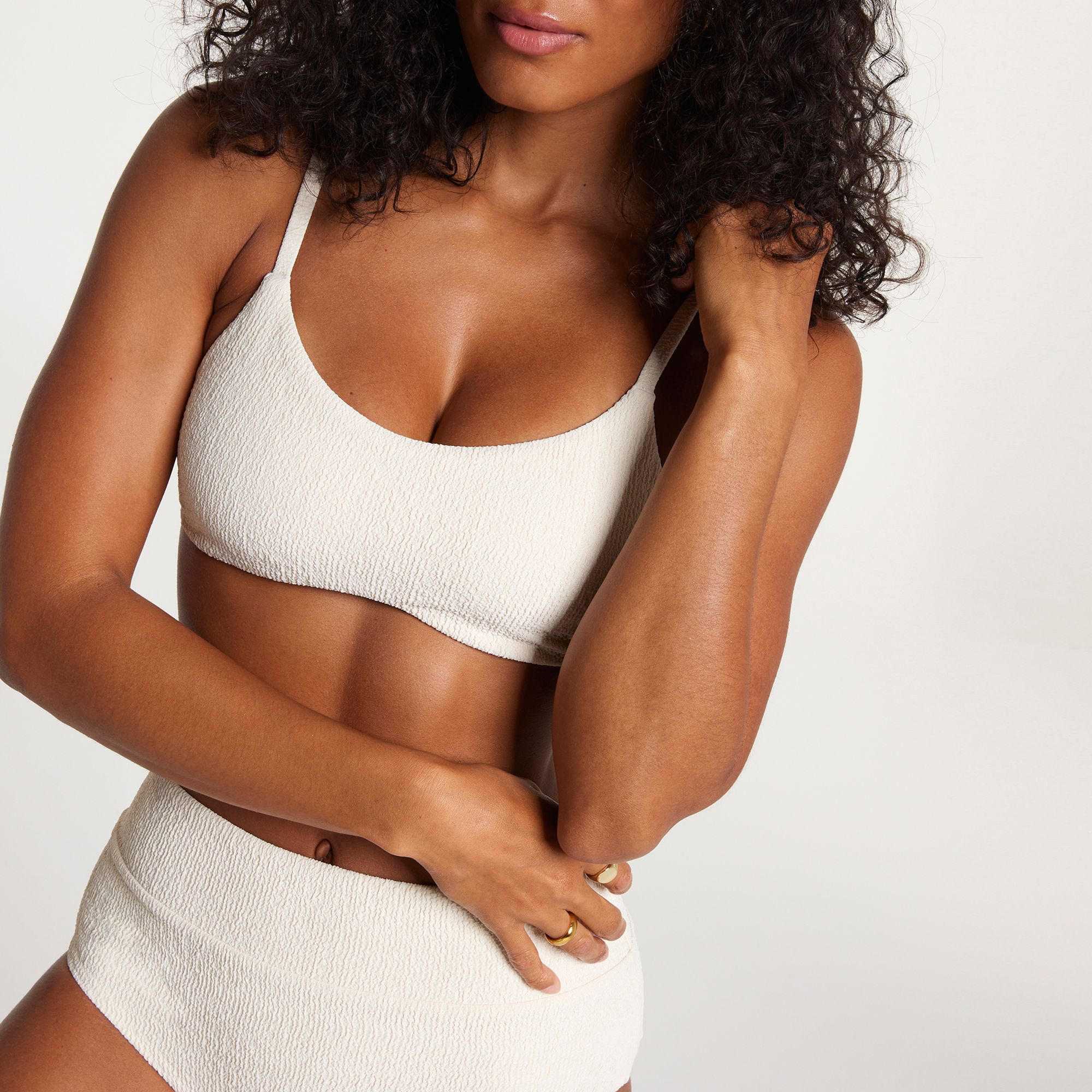 CALIA Women's Tie Back Low Support Swim Top