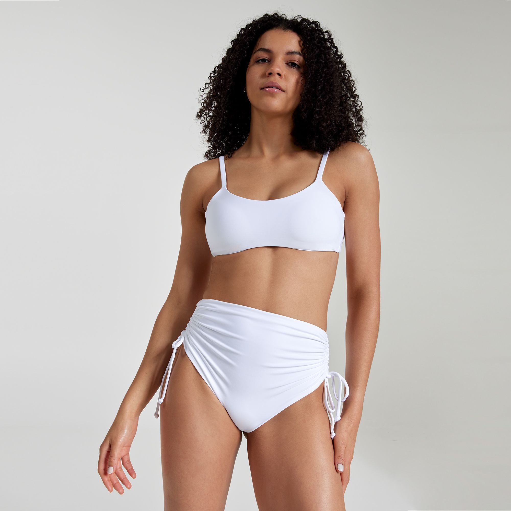 CALIA Women's Tie Back Low Support Swim Top