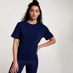 Summer Loose Yoga Shirts Women Short Sleeve Sport T-shirts Textured Curve  Hem Running Shirt U-Neck Gym Fitness Top Blouse Female