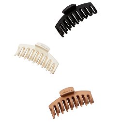 CALIA Women's 3-Pack Matte Claw Clips