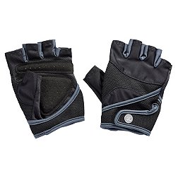 Wearslim Cotton Fingerless Gym Gloves For Training & Fitness Black