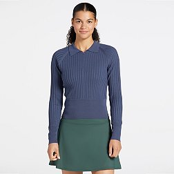 CALIA Women's Sweater Long Sleeve Golf Polo