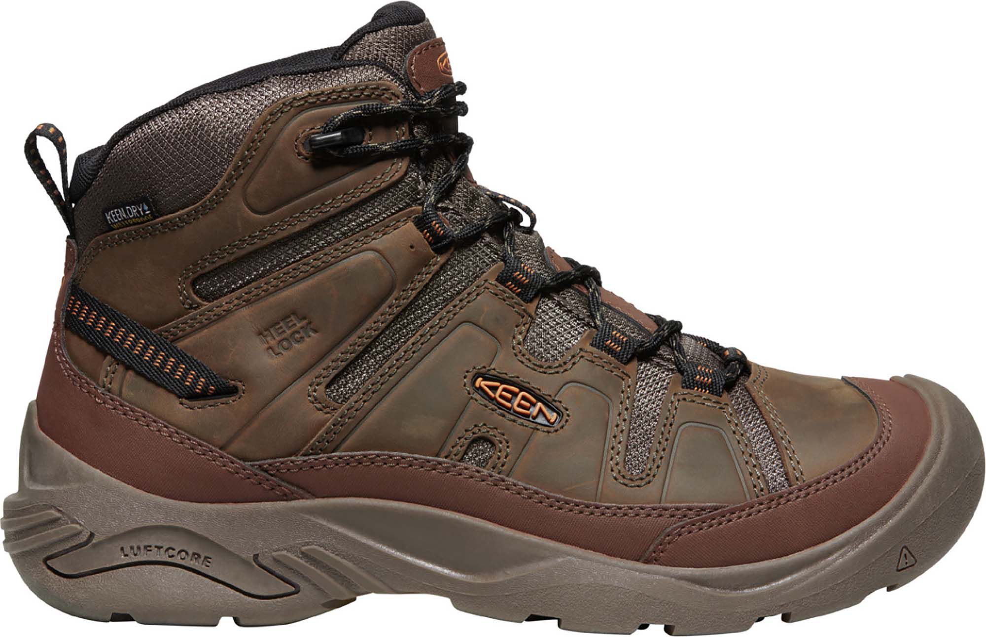 KEEN Men's Circadia Waterproof Hiking Boots - Green