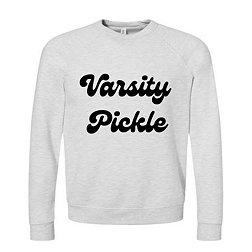 Varsity Pickle Varsity Grey Pickleball Sweatshirt
