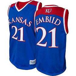 Original Retro Brand Men's Kansas Jayhawks Royal Joel Embiid Replica Basketball Jersey