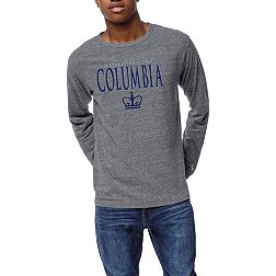 League-Legacy Men's Columbia Bluejays Grey Victory Falls Long Sleeve T-Shirt
