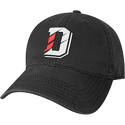 League-Legacy Men's Davidson Wildcats Black EZA Adjustable Hat