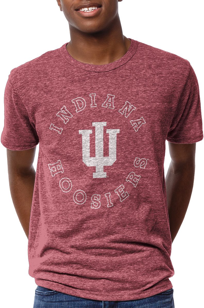 League-Legacy Men's Indiana Hoosiers Crimson Victory Falls T-Shirt