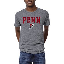 League-Legacy Men's University of Pennsylvania Quakers Grey Victory Falls T-Shirt