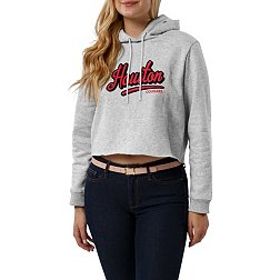 League-Legacy Women's Houston Cougars Ash Cropped Hoodie