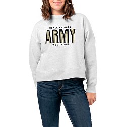 League-Legacy Women's Army West Point Black Knights Ash Boxy Crew Neck Sweatshirt