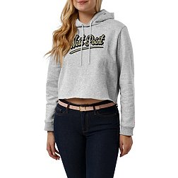 League-Legacy Women's Army West Point Black Knights Ash Cropped Hoodie