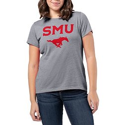 League-Legacy Women's Southern Methodist Mustangs Grey Intramural Classic T-Shirt