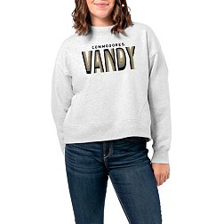 League-Legacy Women's Vanderbilt Commodores Ash Boxy Crew Neck Sweatshirt