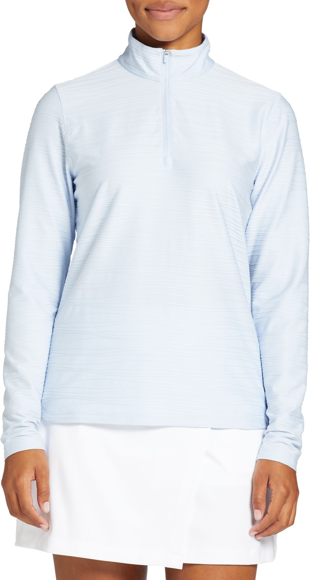 Walter Hagen Women's 3D Texture Long Sleeve Golf Polo