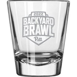 Logo Brands Pitt Panthers 2022 Backyard Brawl Football 2oz. Shot Glass