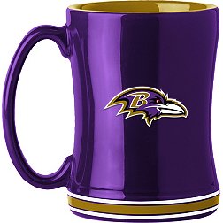 Logo Brands Baltimore Ravens 14 oz. Relief Mug