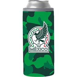 Logo Brands Mexico Camo Slim Can Cooler
