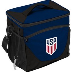 Logo Brands USA Soccer 24-Can Cooler