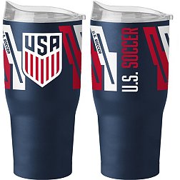 Logo Brands USA Soccer Stainless Steel 30oz. Tumbler