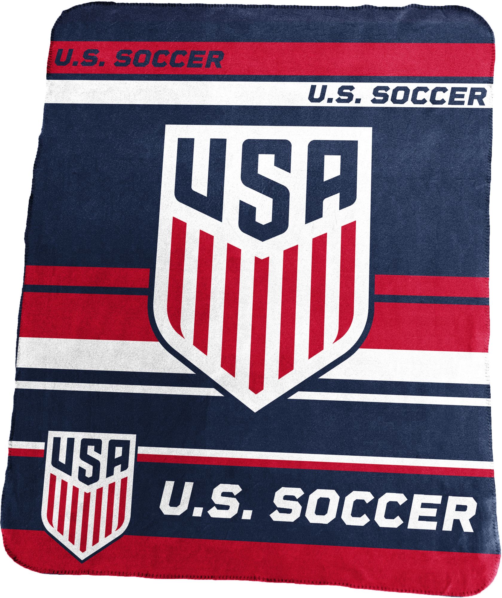 Logo Brands USA Soccer Fleece Blanket