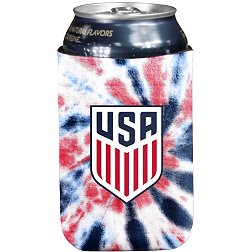 Logo Brands USA Soccer Tie-Dye Can Cooler