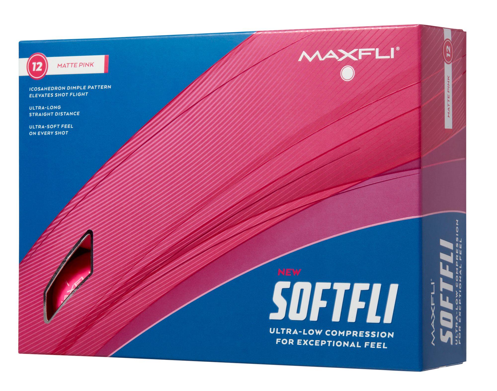 Maxfli 2023 Softfli Matte Pink Golf Balls