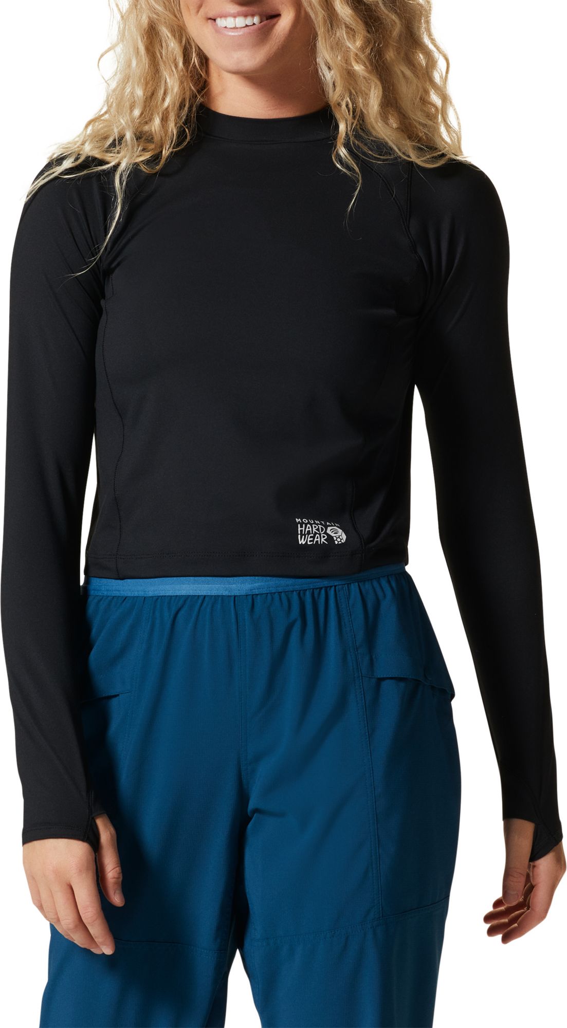 Mountain Hardwear Women's Crater Lake Long Sleeve Crop Shirt