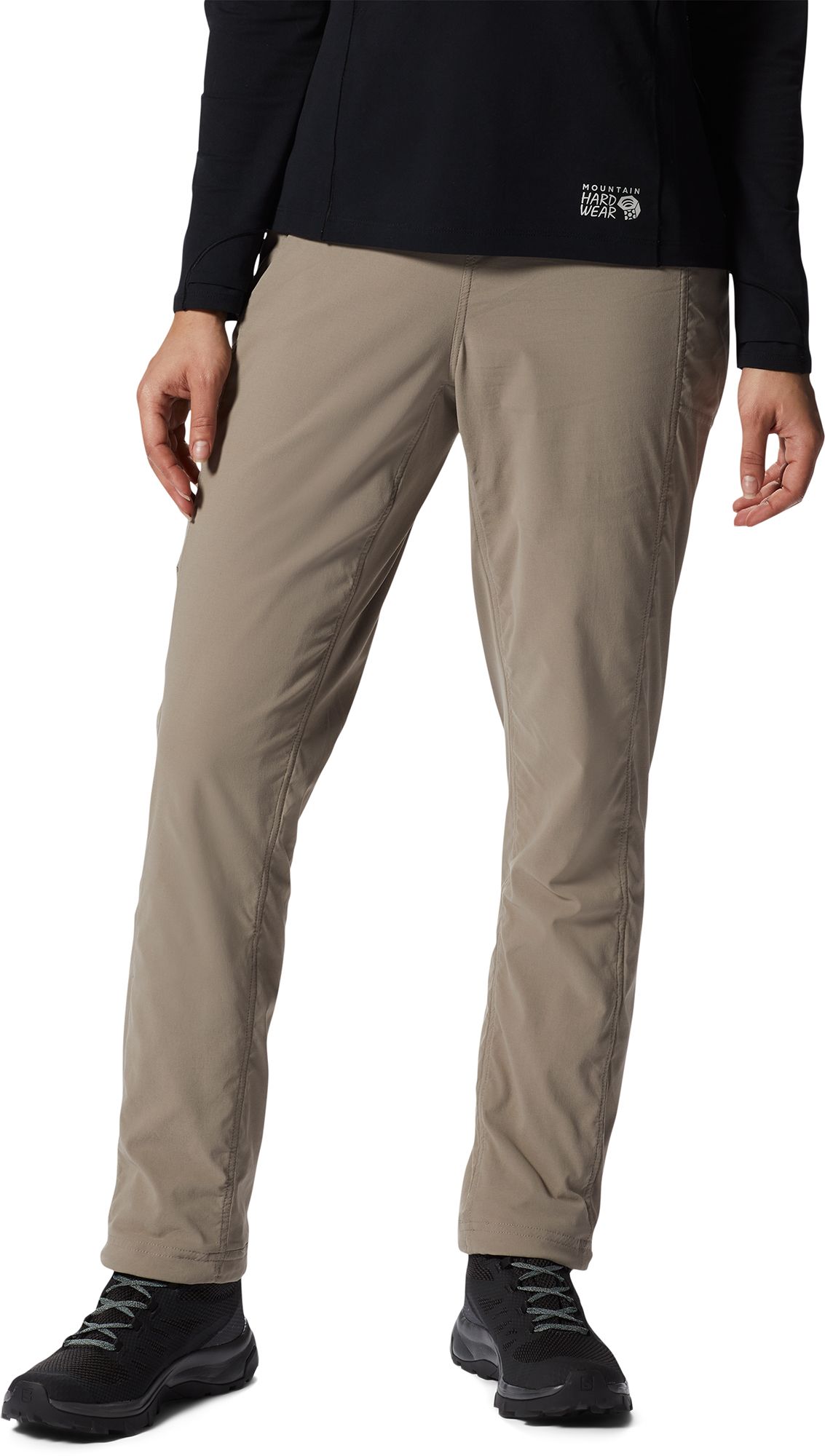 Mountain Hardwear Women's Dynama Lined High Rise Pants - Tan